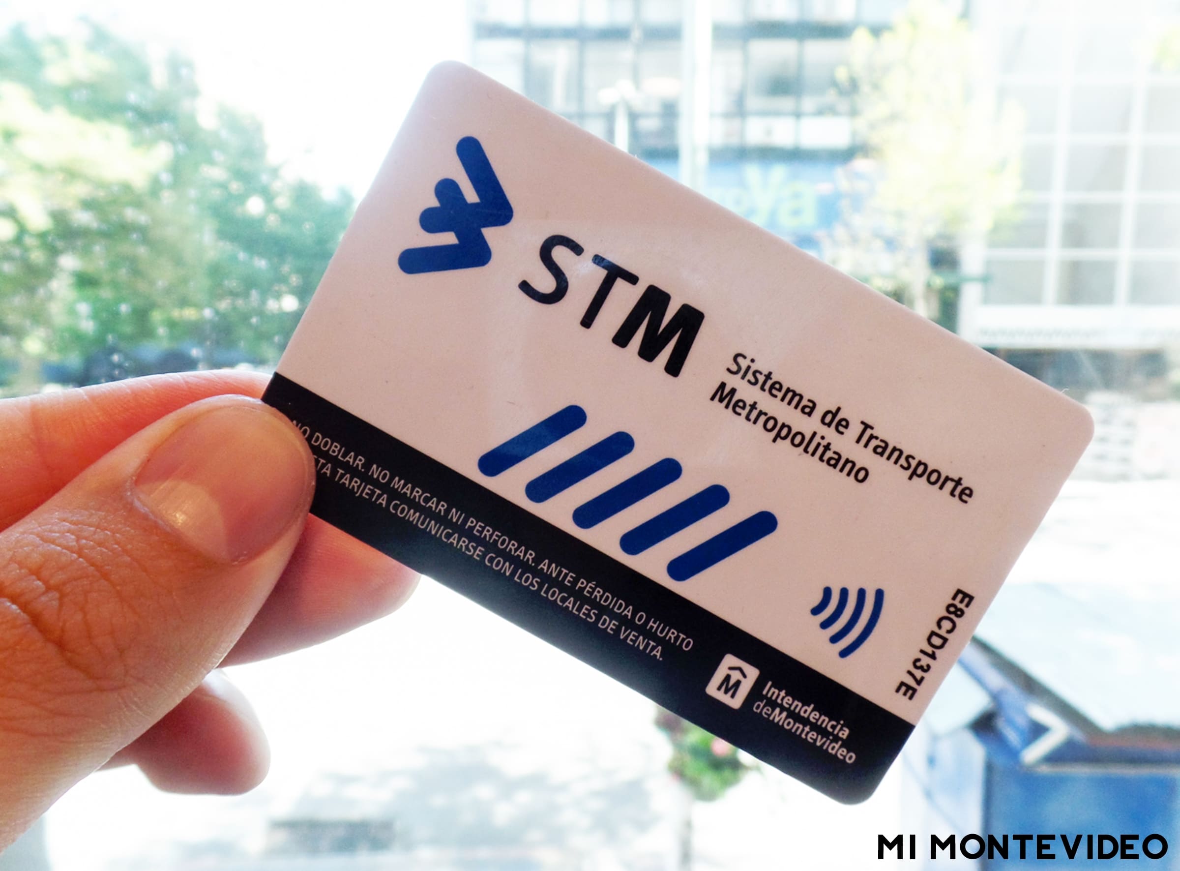 Viajar en ómnibus con la tarjeta STM